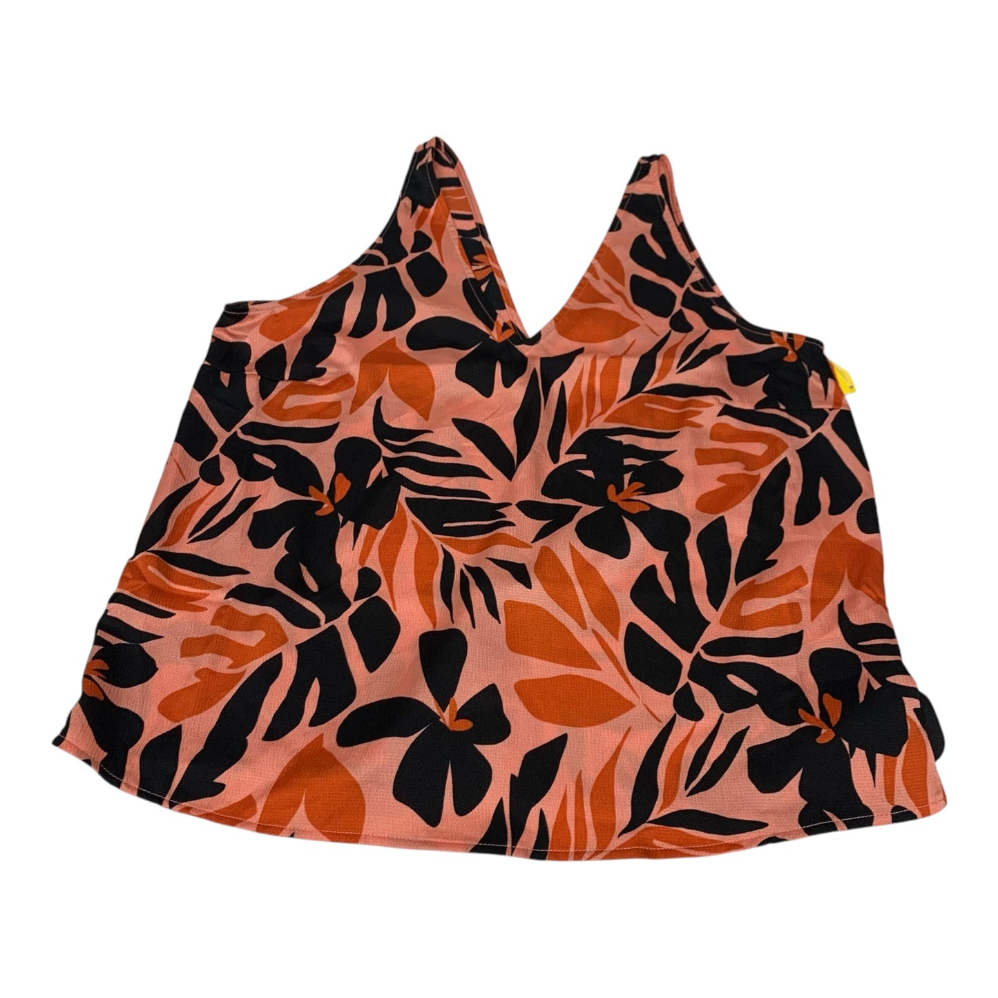 Blouse Sleeveless By Old Navy In Orange, Size: M