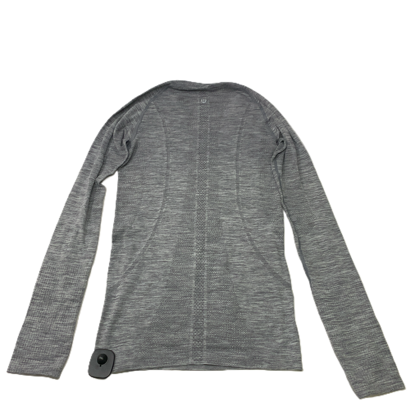 Grey  Athletic Top Long Sleeve Collar By Lululemon  Size: S