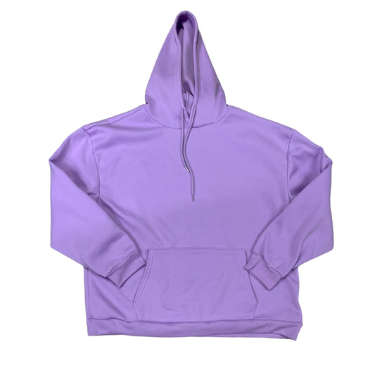 Sweatshirt Hoodie By Clothes Mentor In Purple, Size: Xxl