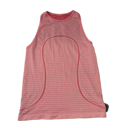 Athletic Tank Top By Lululemon In Pink, Size: S