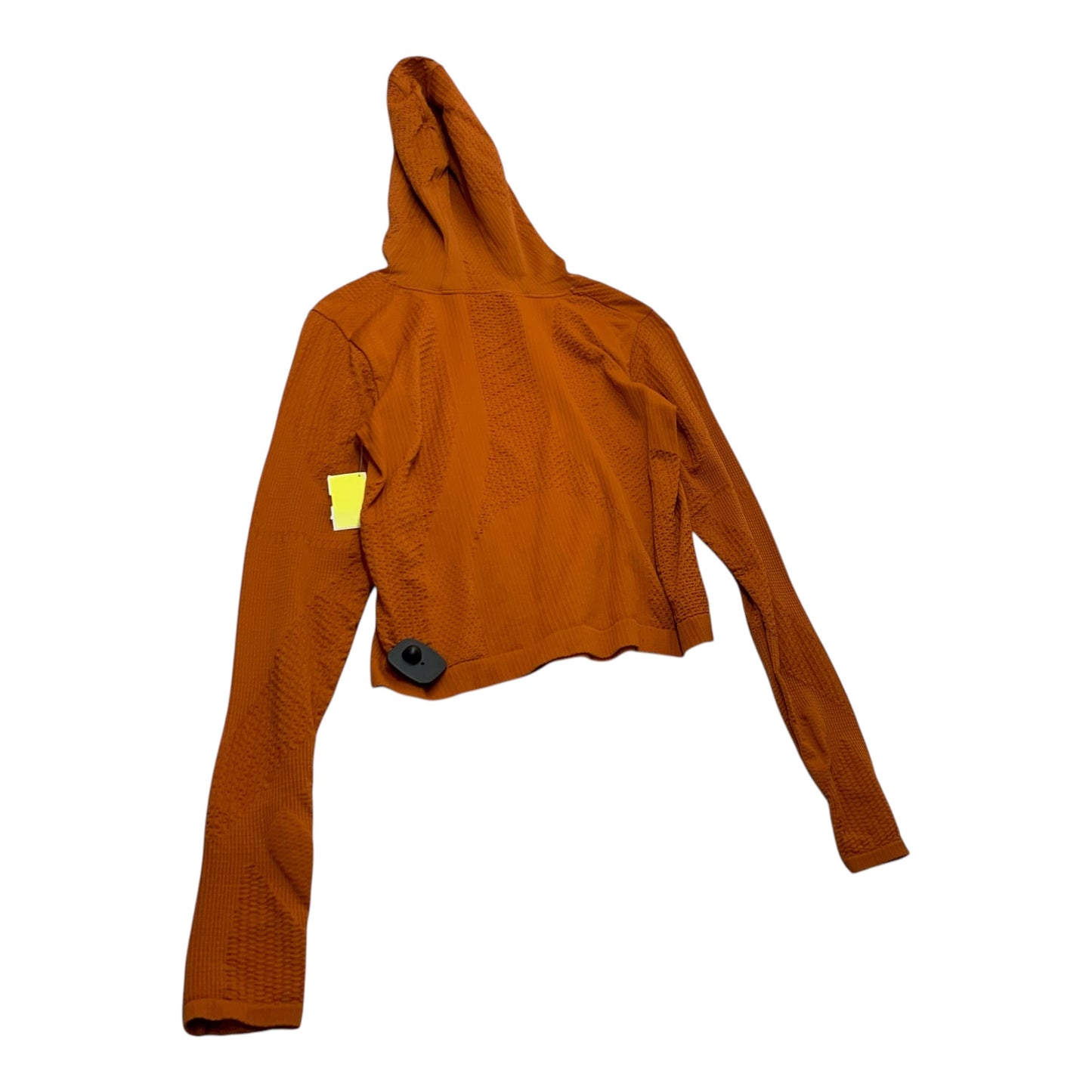 Athletic Top Long Sleeve Hoodie By Athleta In Orange, Size: M