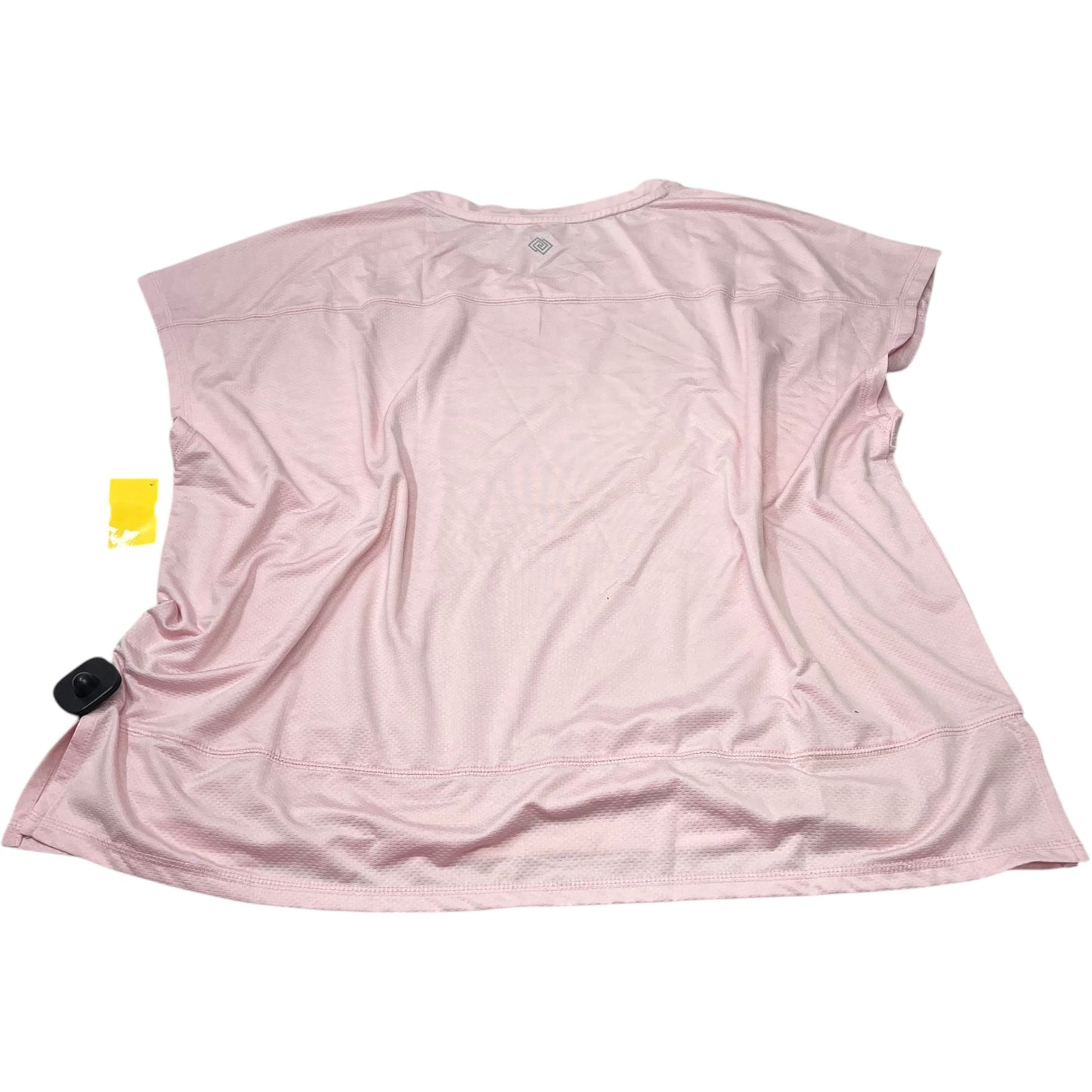 Athletic Top Short Sleeve By Zelos In Pink, Size: Xl