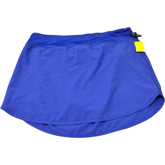 Athletic Skort By Zelos In Blue, Size: Xl