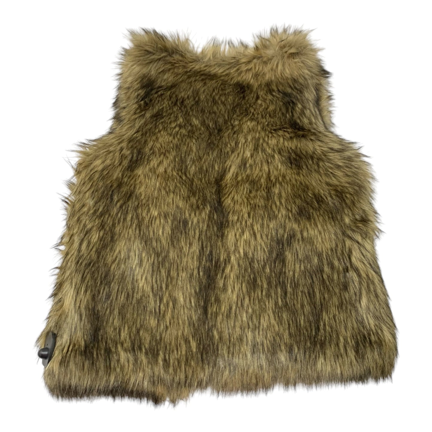 Vest Faux Fur & Sherpa By Divided In Brown, Size: S