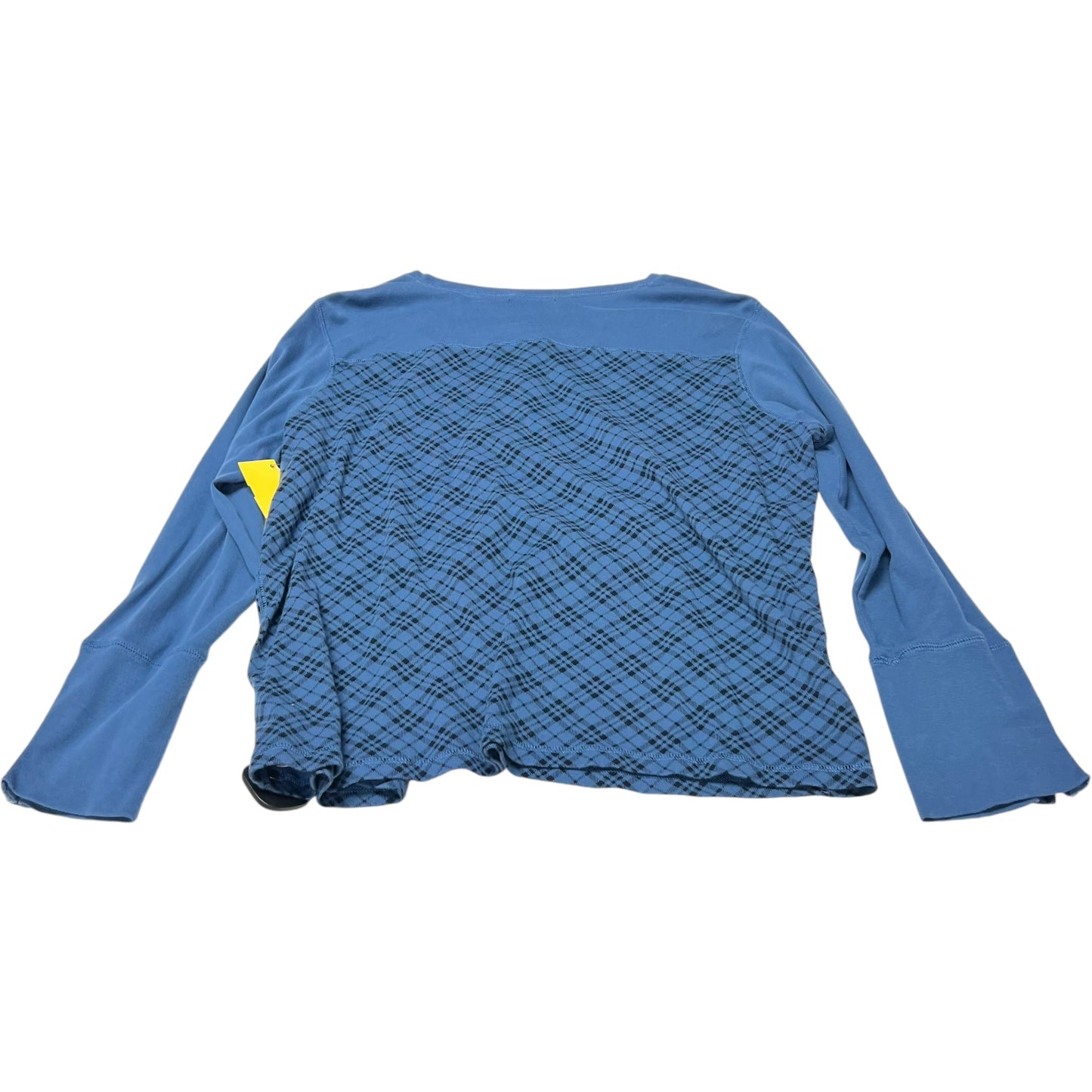 Top Long Sleeve By Chaps In Blue, Size: 2x