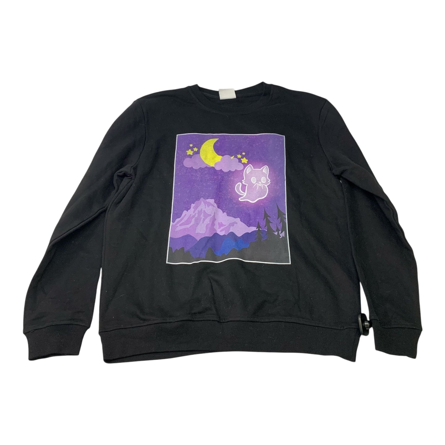 Sweatshirt Crewneck By Nice Shirt, Thanks! In Black, Size: M