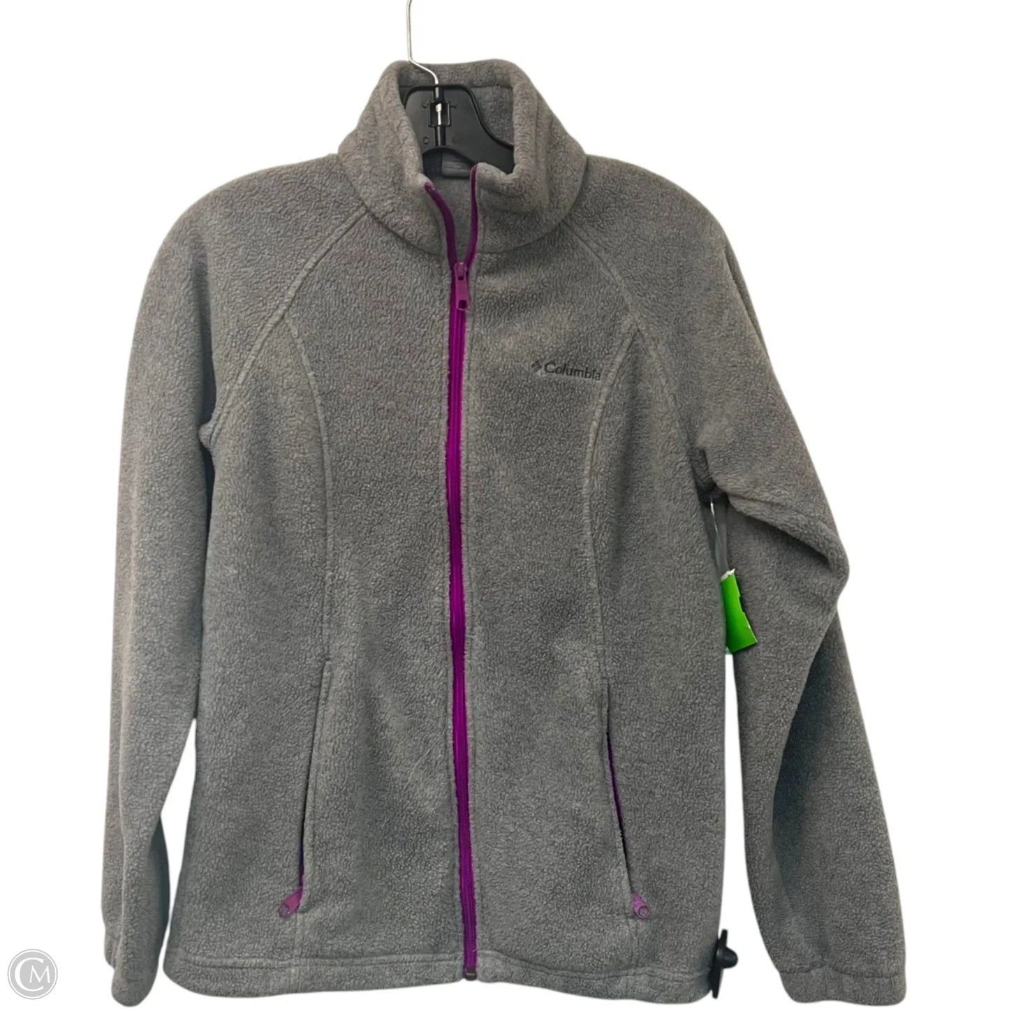 Jacket Fleece By Columbia In Grey, Size: S