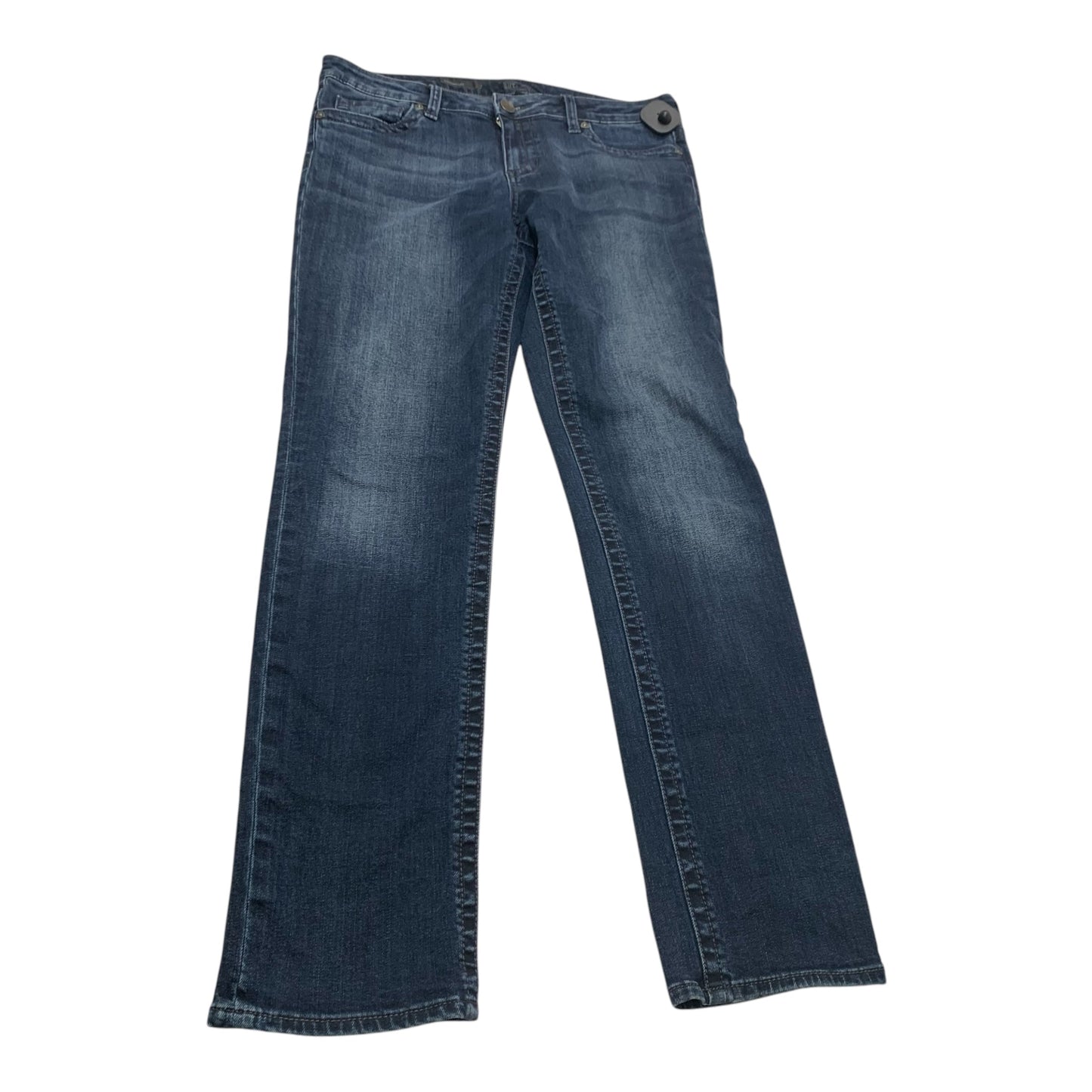 Jeans Straight By Kut In Blue Denim, Size: 10