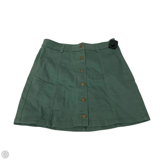 Skirt Mini & Short By Forever 21 In Green, Size: M