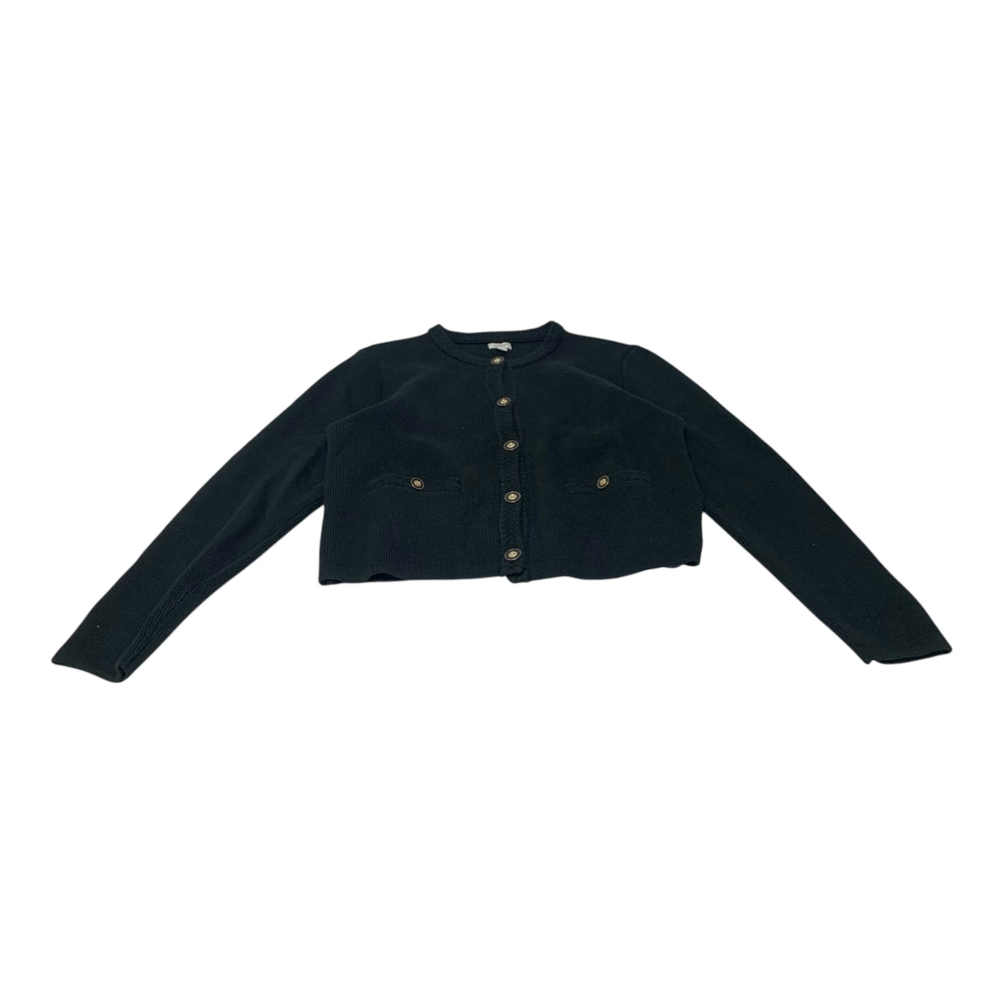 Sweater Cardigan By J. Crew In Black, Size: L