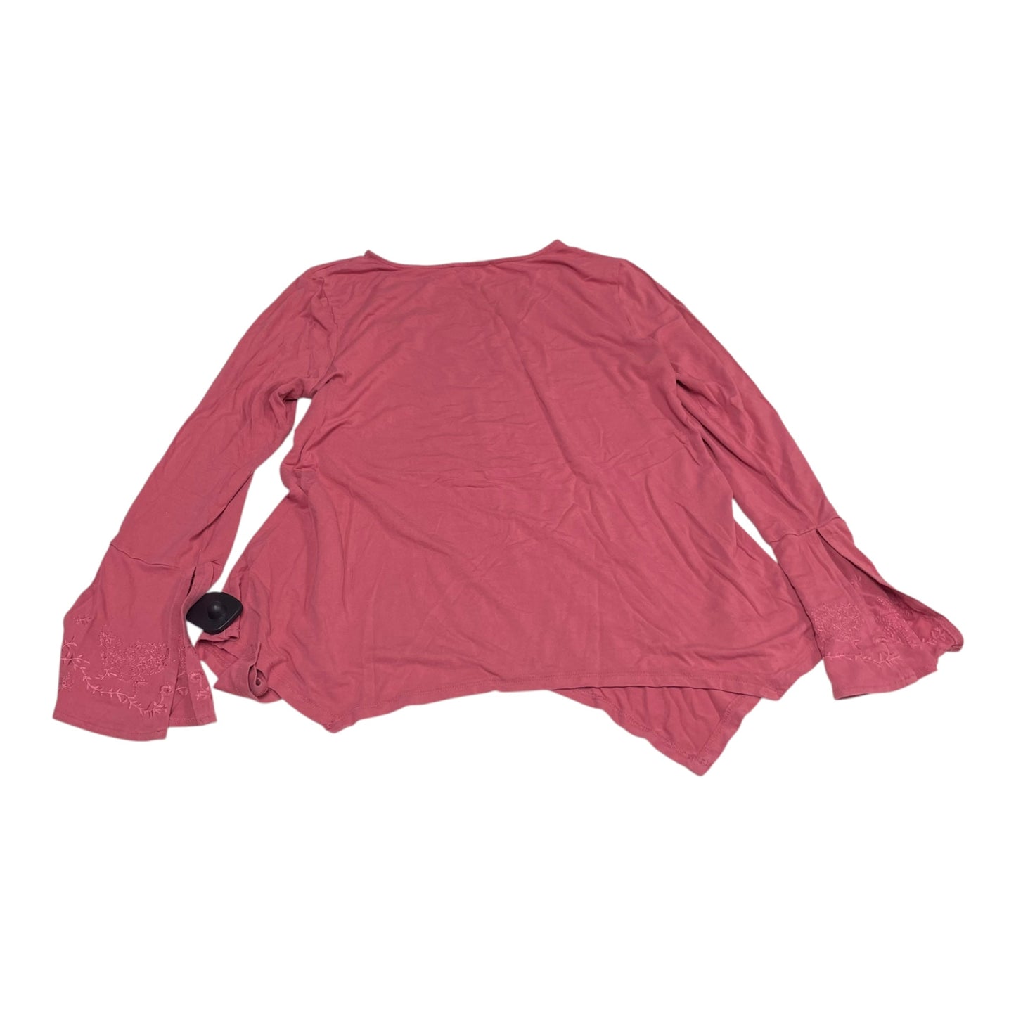 Top Long Sleeve By Adrianna Papell In Pink, Size: M