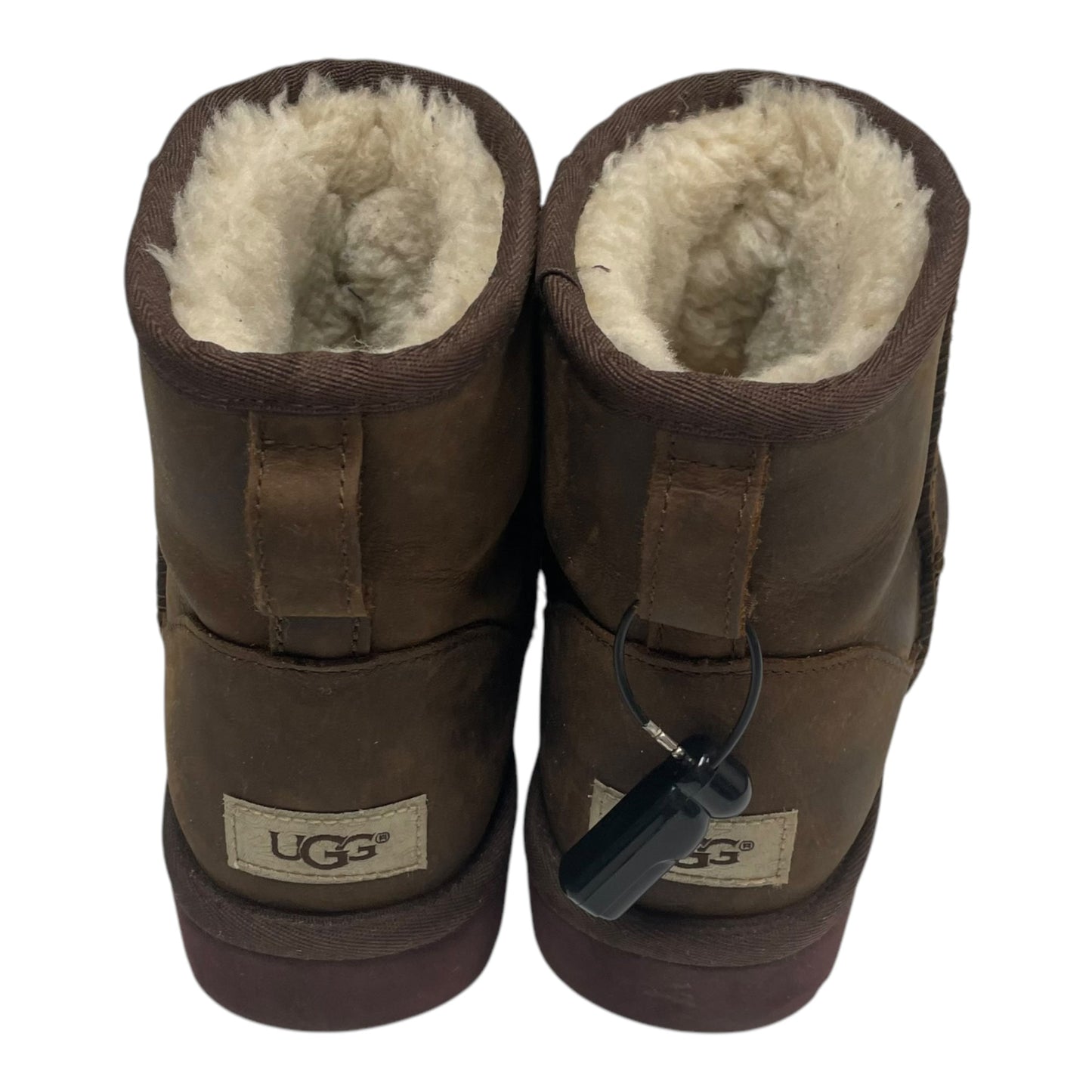 Boots Designer By Ugg In Brown, Size: 9