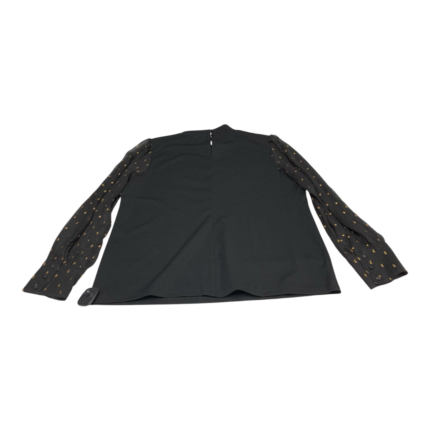 Top Long Sleeve By Ann Taylor In Black, Size: L