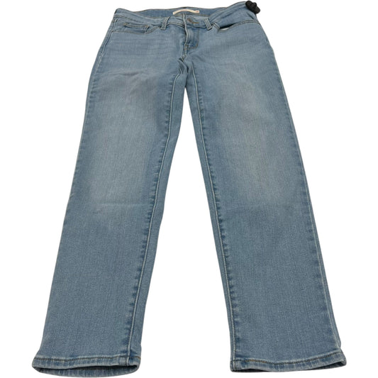 Jeans Skinny By Levis In Blue Denim, Size: 6