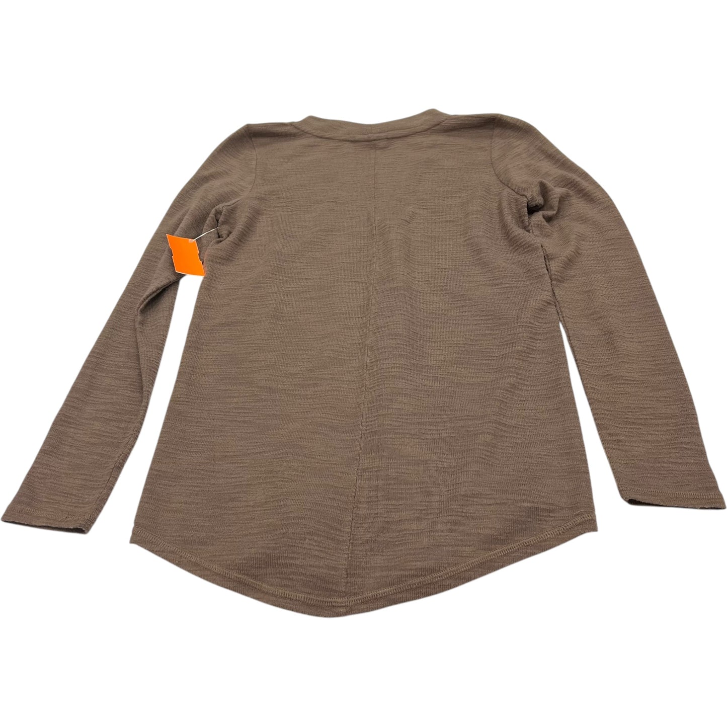 Top Long Sleeve By Clothes Mentor In Brown, Size: Xs