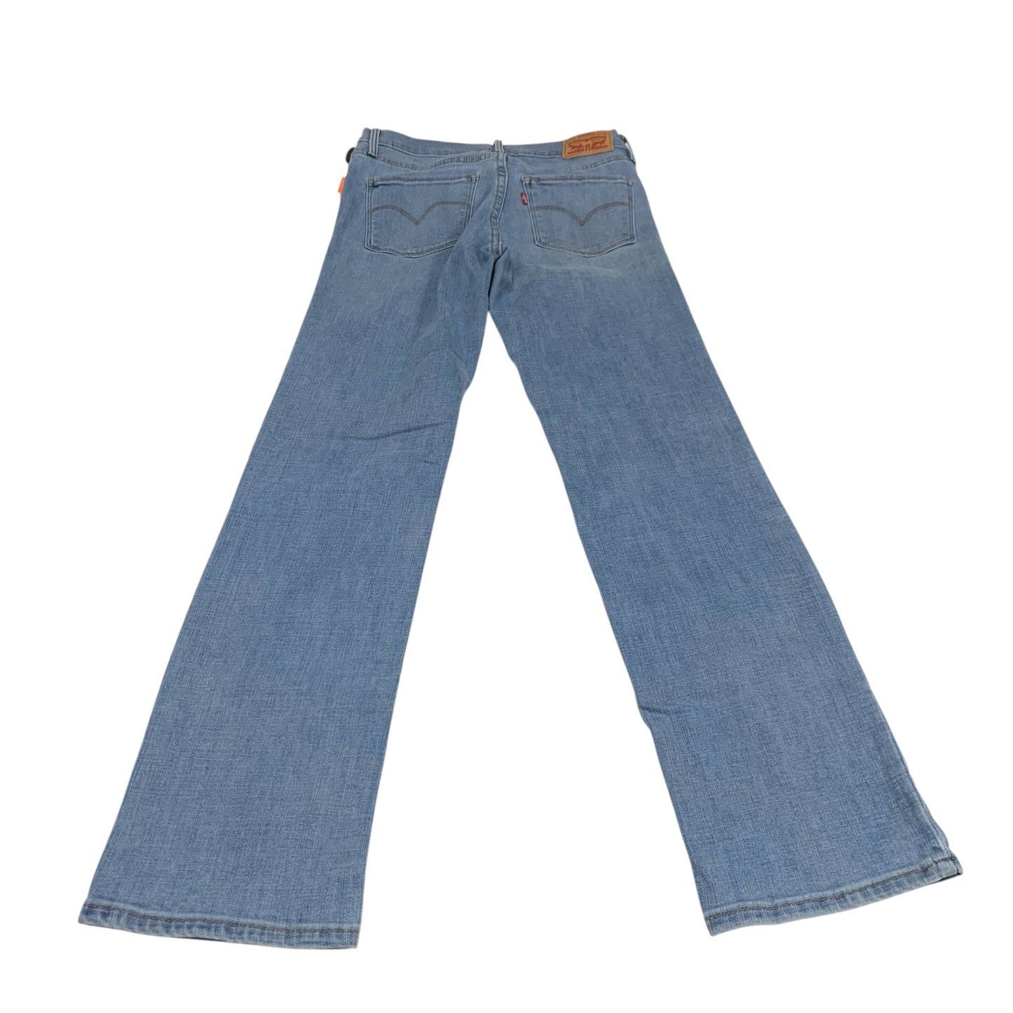 Jeans Straight By Levis In Blue Denim, Size: 4