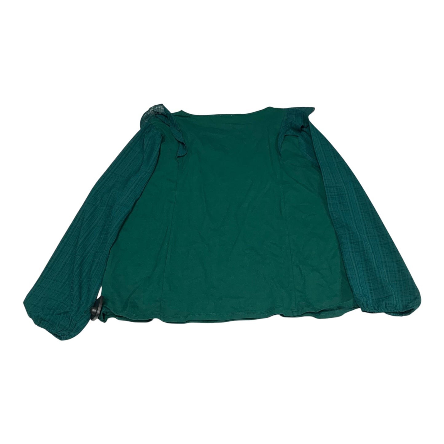 Top Long Sleeve By J. Crew In Green, Size: Xl