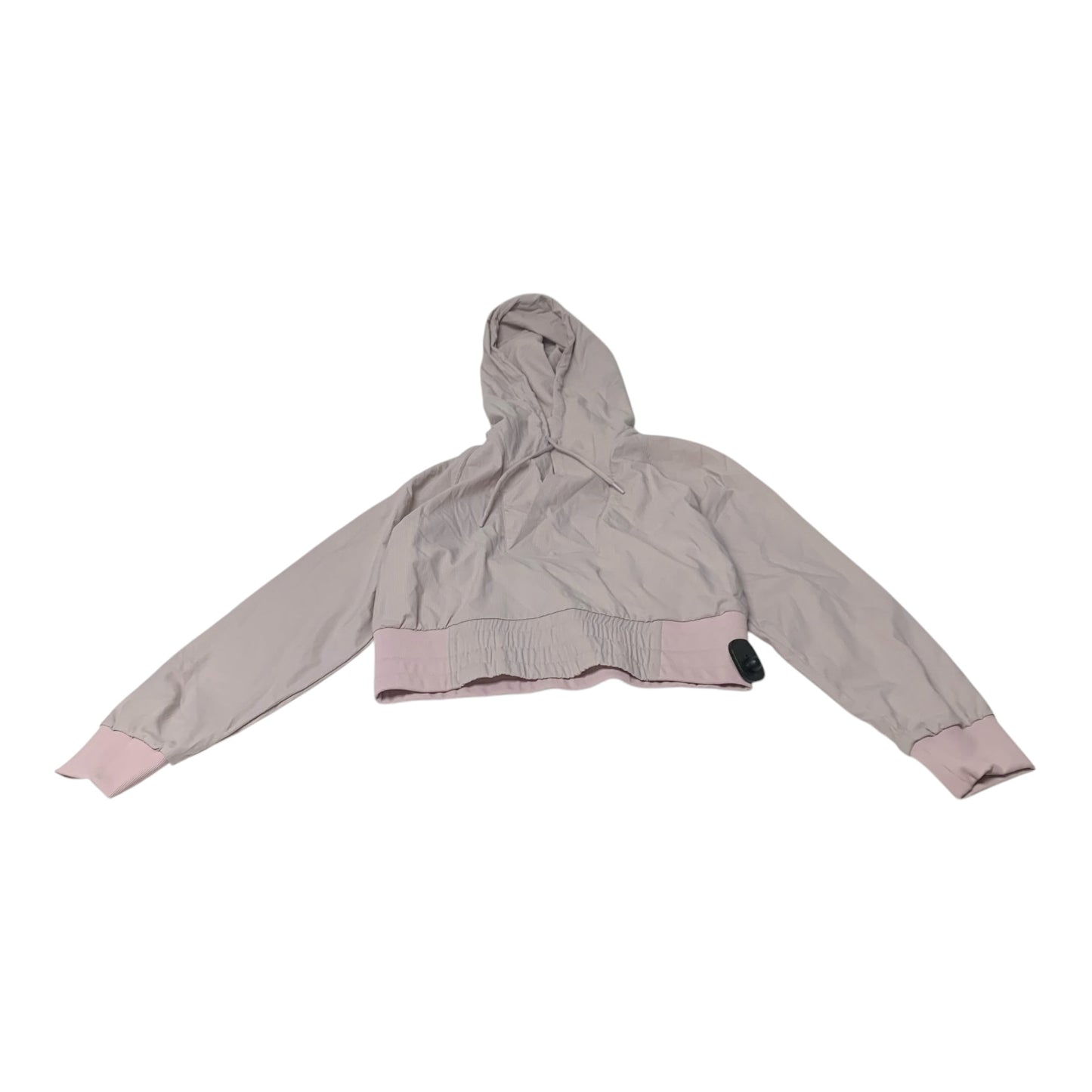 Athletic Sweatshirt Hoodie By Mono B In Pink, Size: L