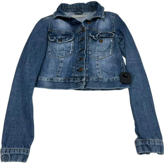 Jacket Denim By Topshop In Blue Denim, Size: S