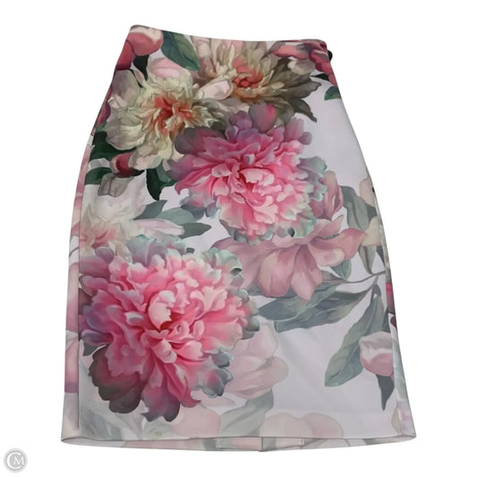 Skirt Mini & Short By Ted Baker In Floral Print, Size: Xs