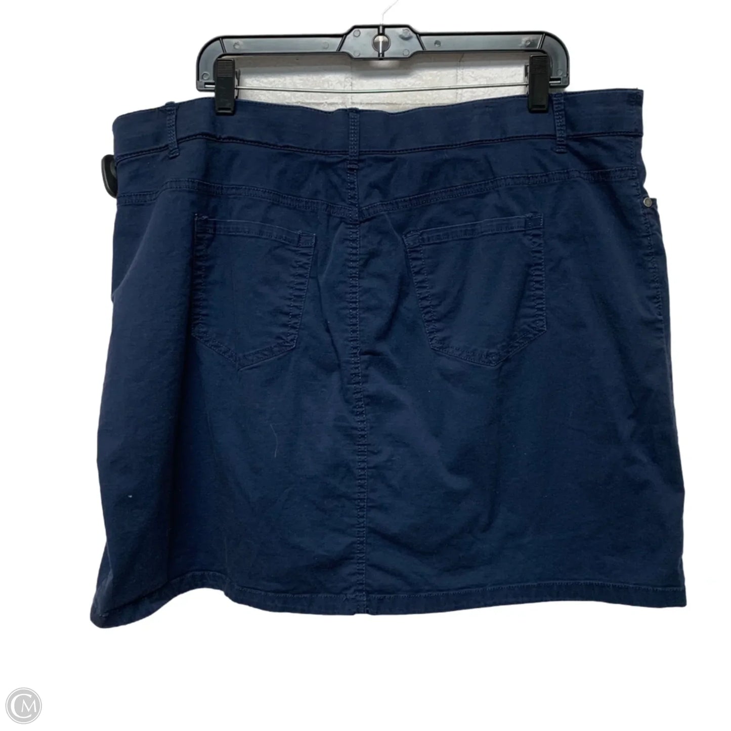 Skort By Croft And Barrow In Navy, Size: 1x