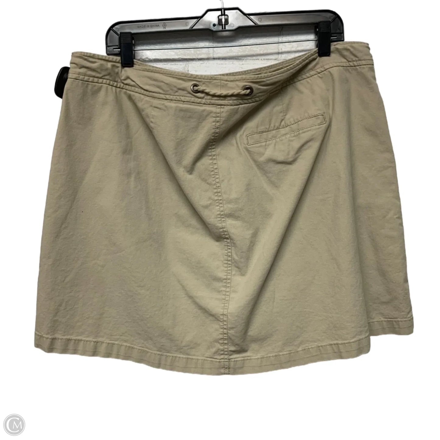 Skort By Dockers In Tan, Size: 1x