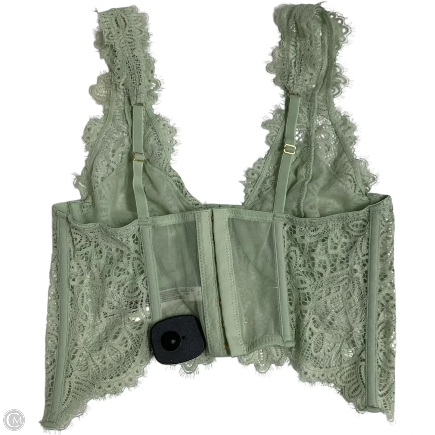 Bralette By Anthropologie In Green, Size: M