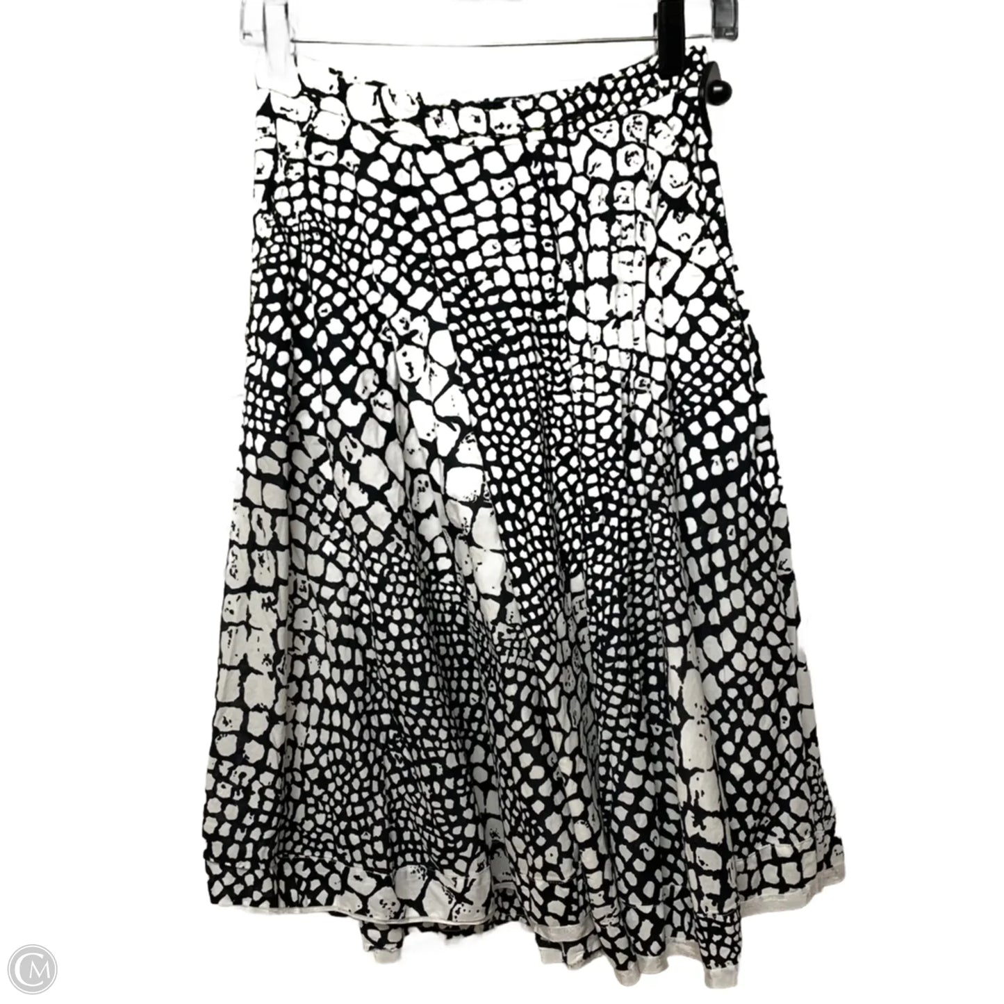 Skirt Mini & Short By Edme And Esyllte In Black & White, Size: S