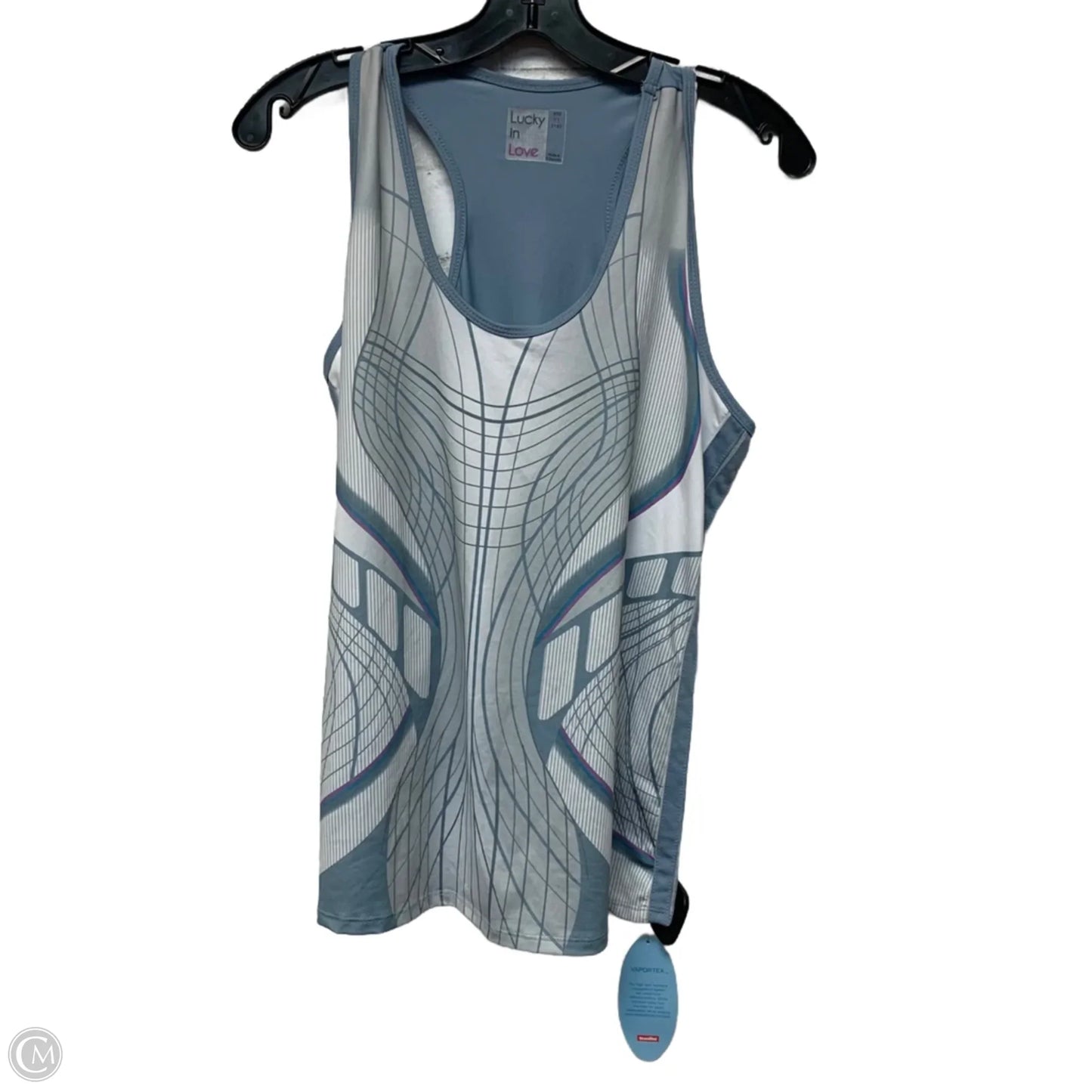 Athletic Tank Top By Lucky In Love In Blue, Size: Xl