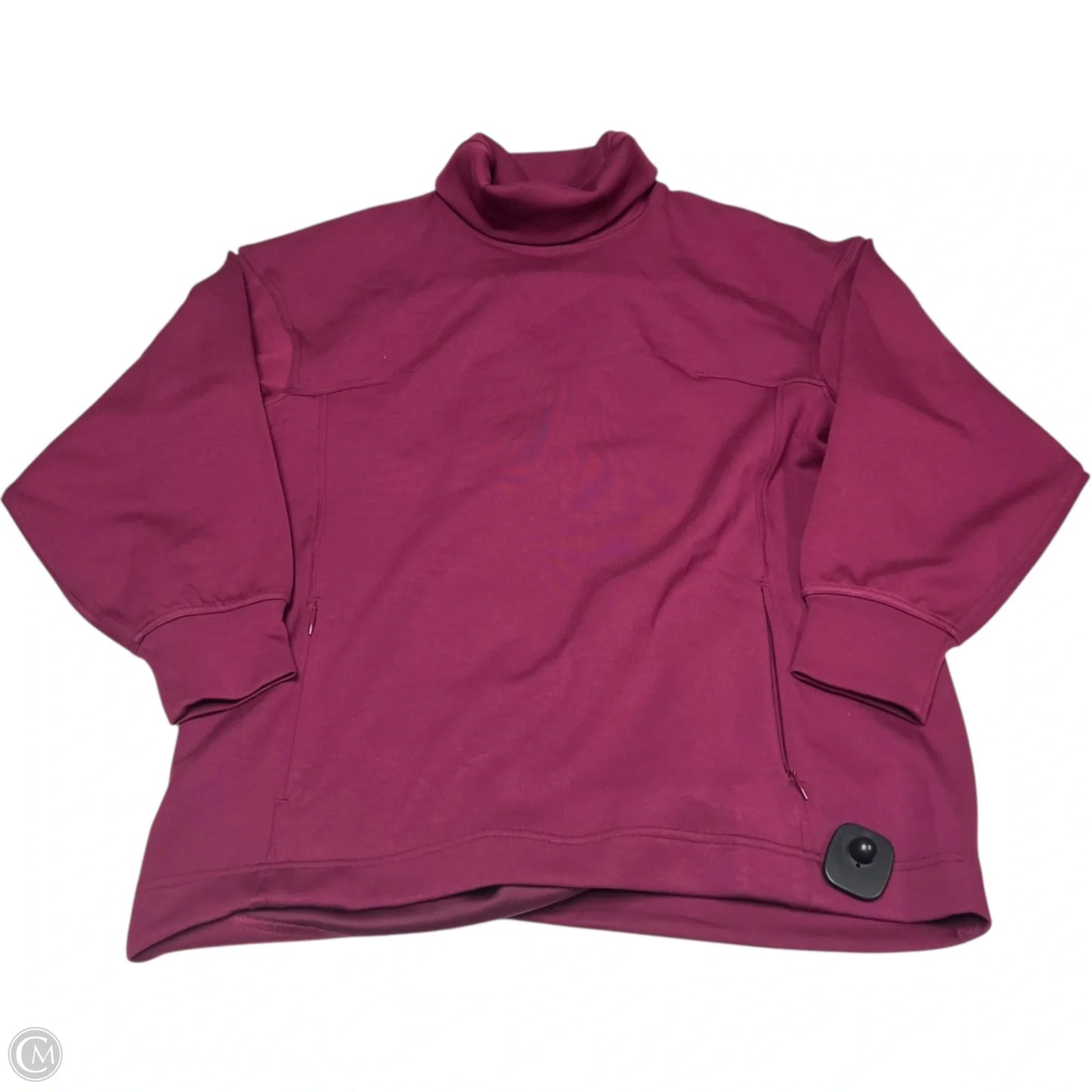 Athletic Sweatshirt Collar By Lululemon In Red, Size: S