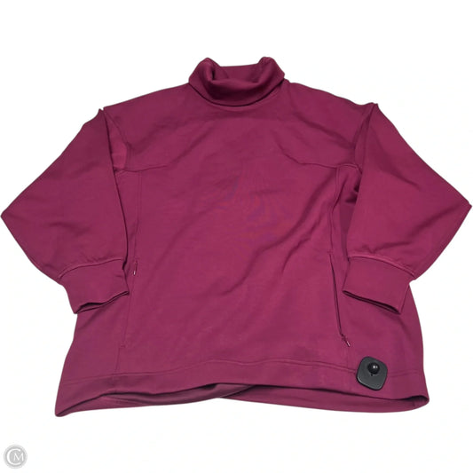 Athletic Sweatshirt Collar By Lululemon In Red, Size: S