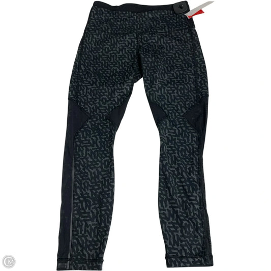 Athletic Leggings By Lululemon In Grey, Size: M