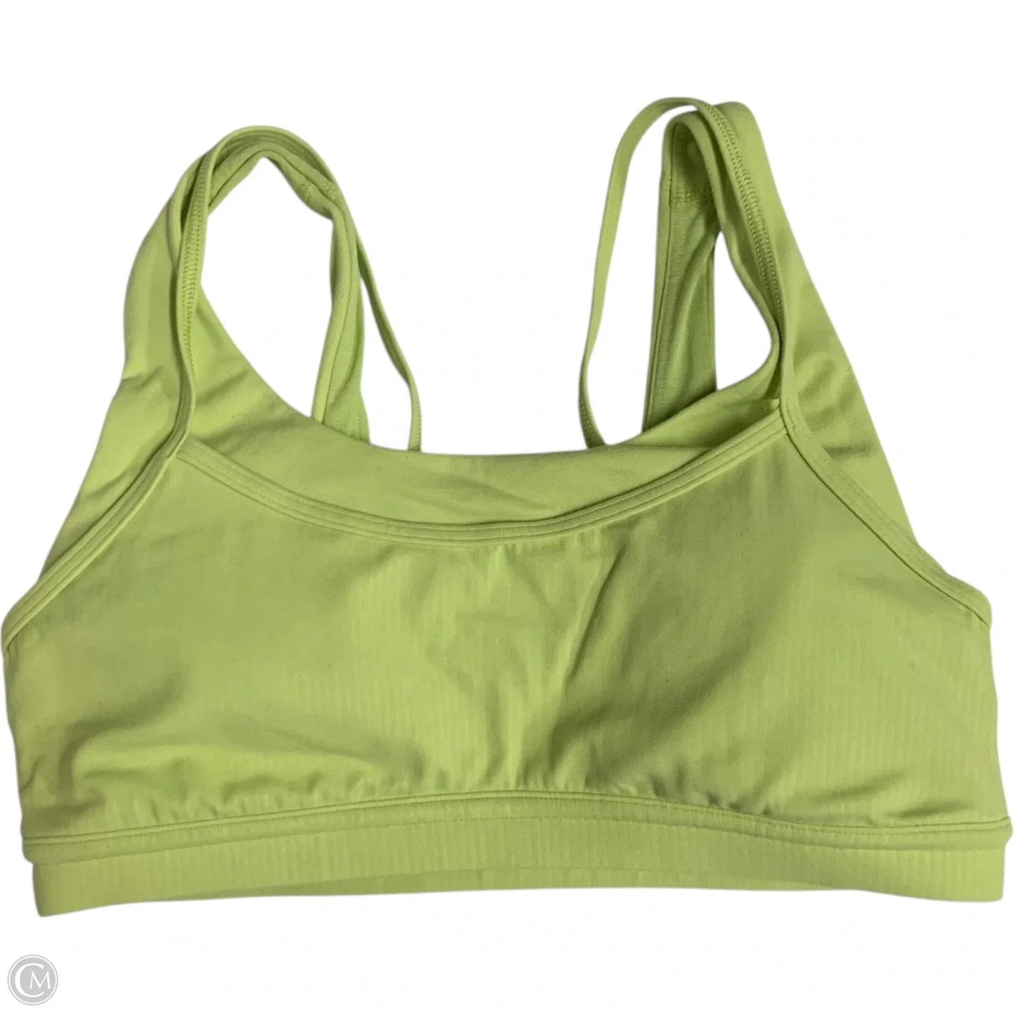 Athletic Bra By Lululemon In Yellow, Size: M