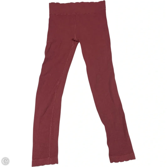 Pants Leggings By Anthropologie In Red, Size: M