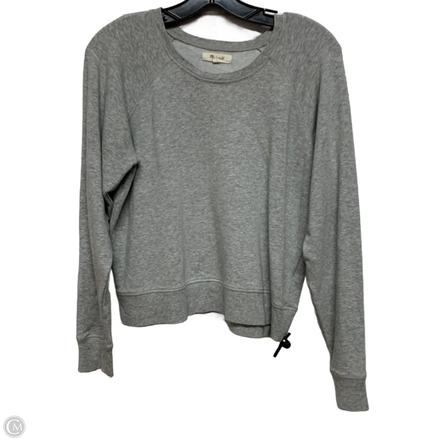 Sweatshirt Crewneck By Madewell In Grey, Size: M