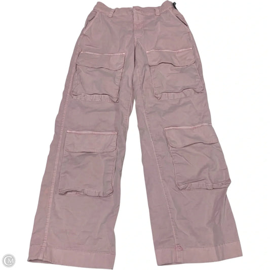 Jeans Wide Leg By Abercrombie And Fitch In Pink, Size: 0