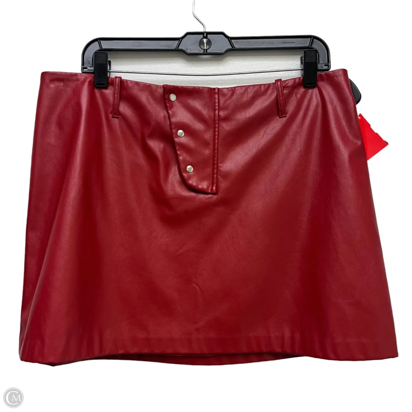 Skirt Mini & Short By Saunders In Red, Size: L