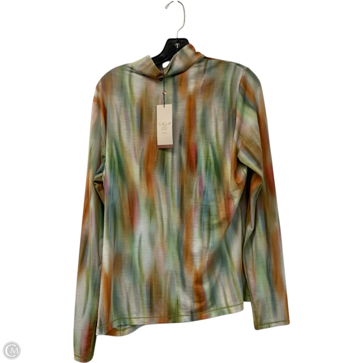 Top Long Sleeve By Calia In Multi-colored, Size: Xl