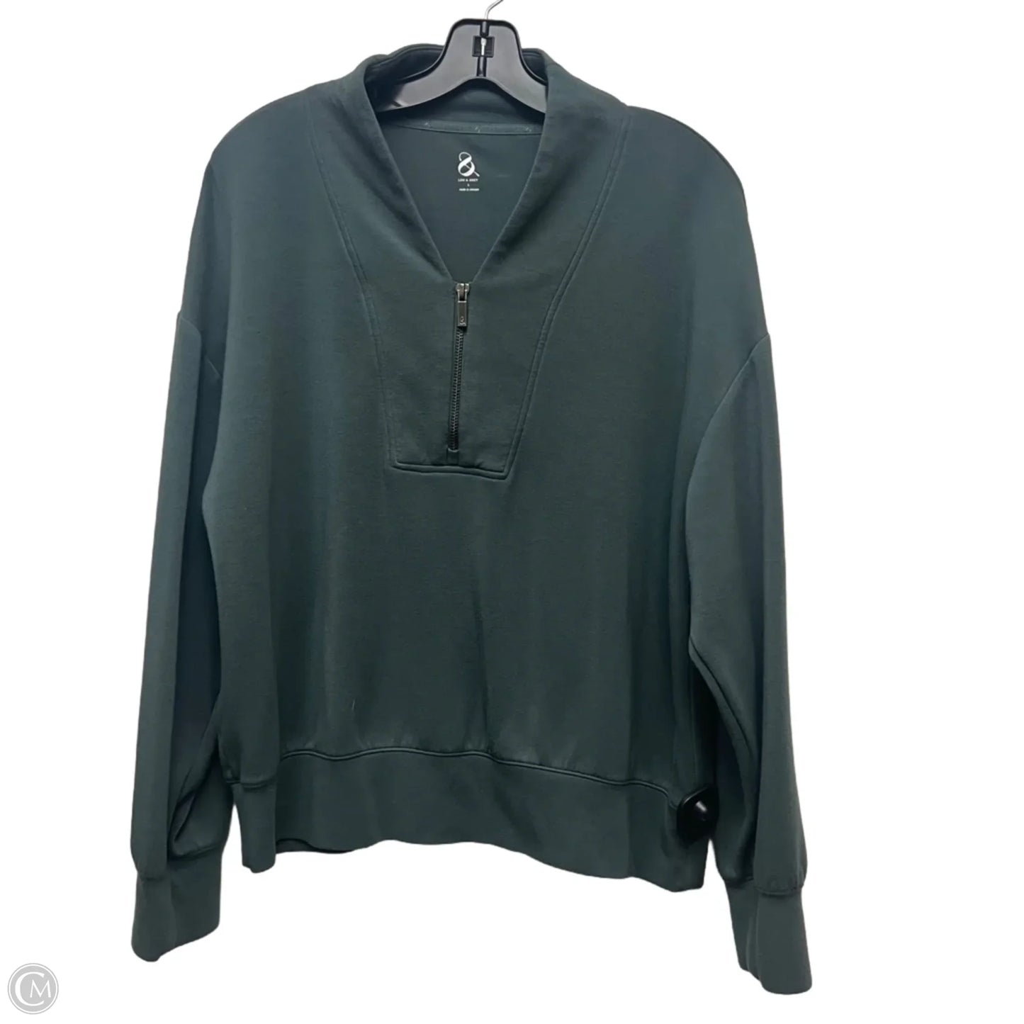 Sweatshirt Collar By Lou And Grey In Green, Size: L