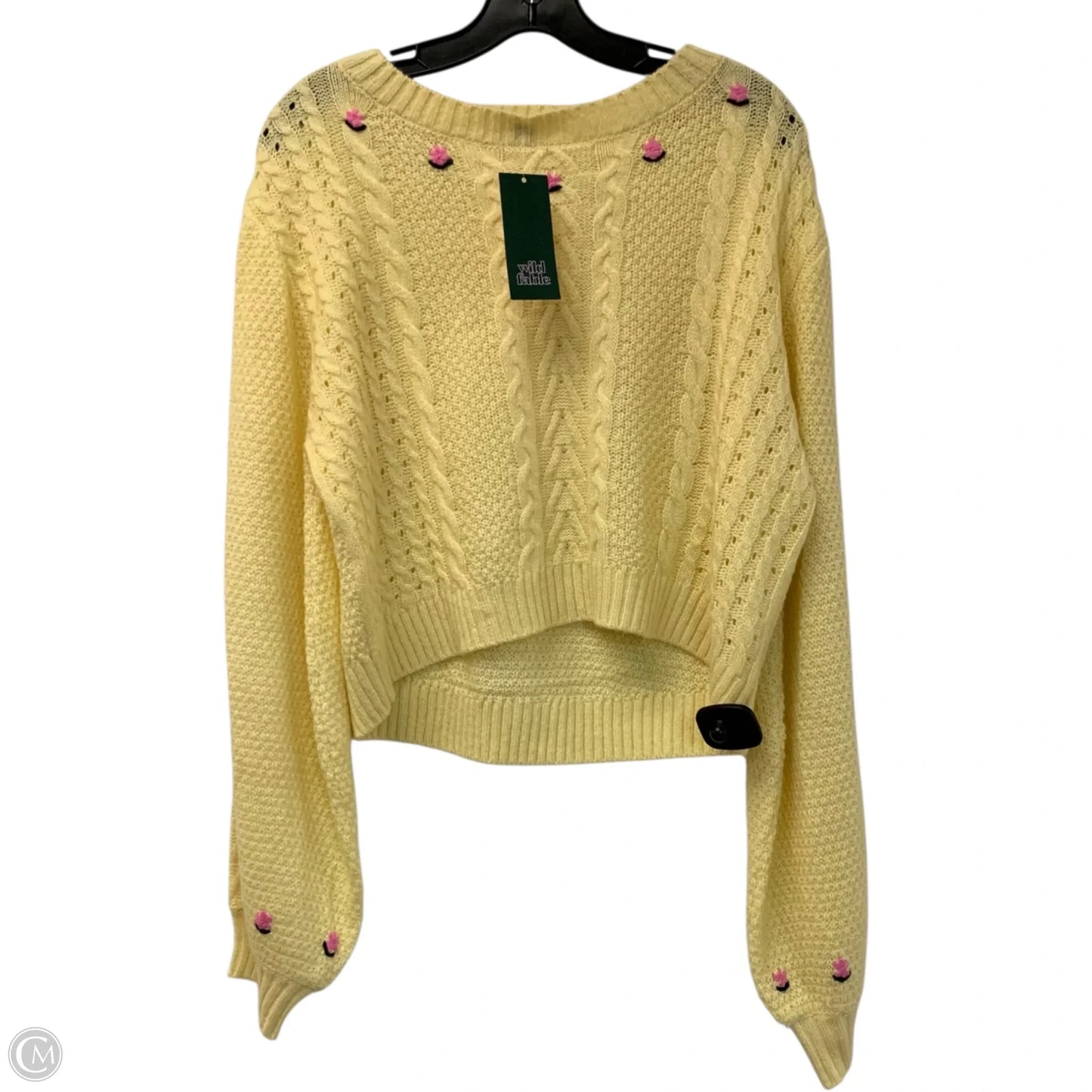 Sweater By Wild Fable In Yellow, Size: L