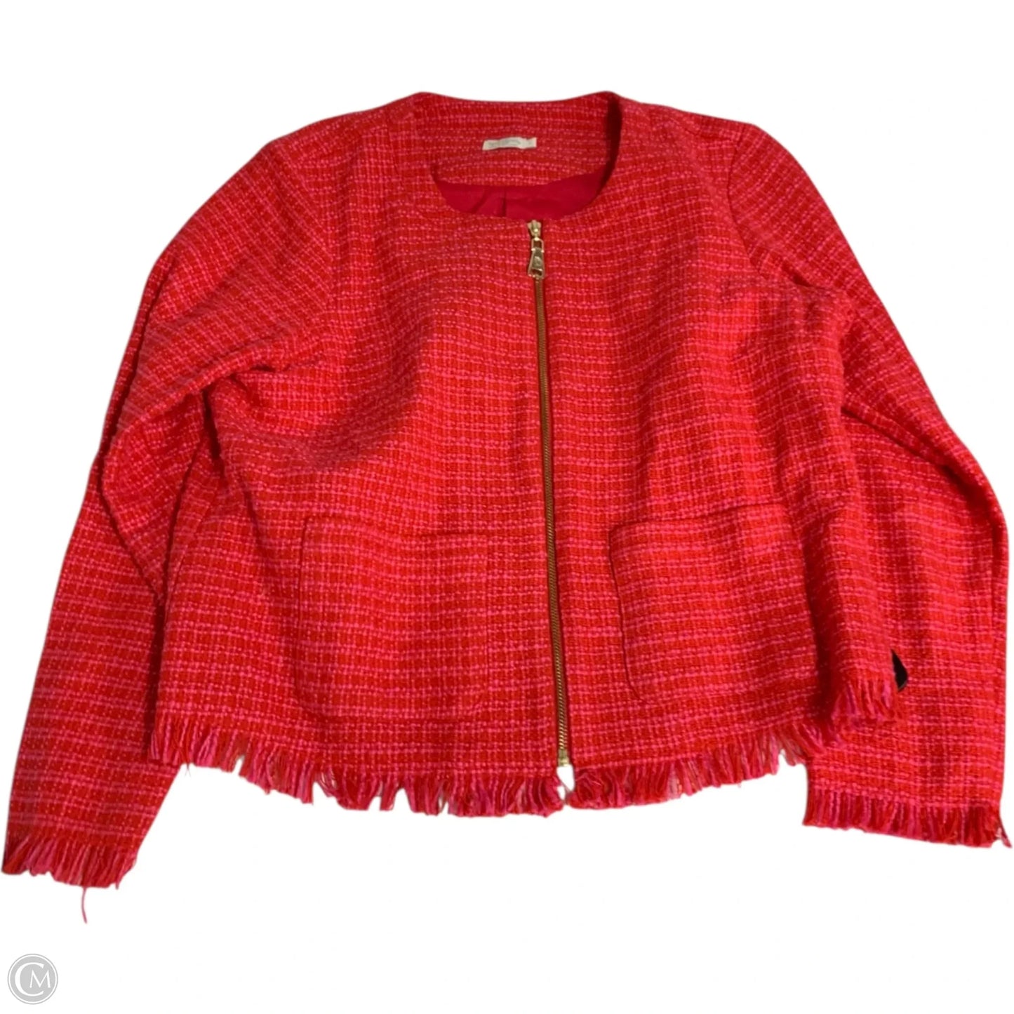 Blazer Designer By Spartina In Red, Size: L