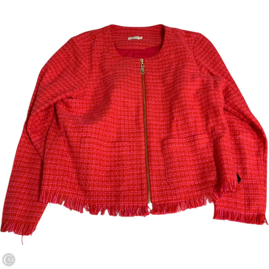 Blazer Designer By Spartina In Red, Size: L