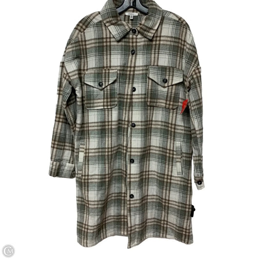Jacket Shirt By Jodifl In Green, Size: M