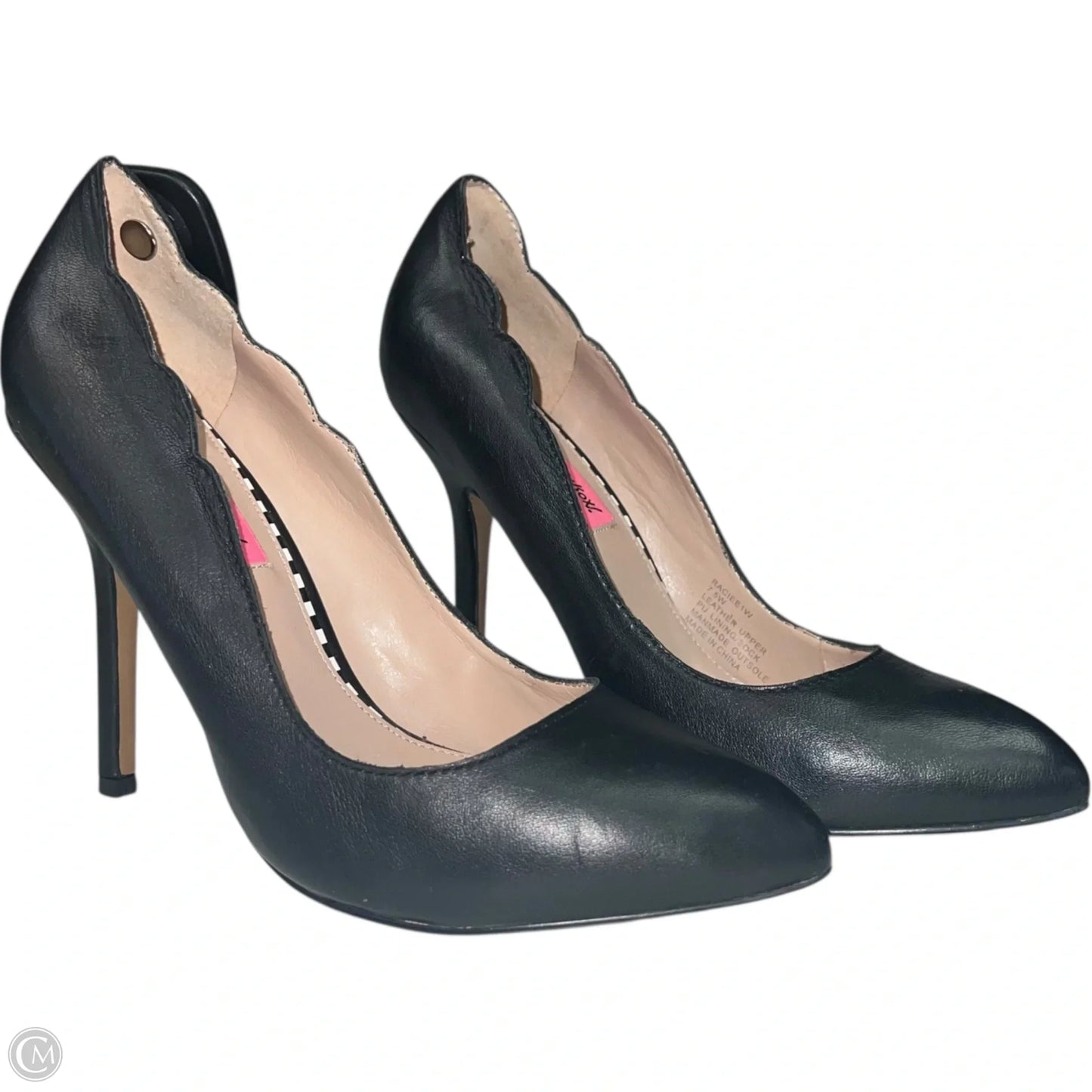 Shoes Heels Stiletto By Betsey Johnson In Black, Size: 7.5