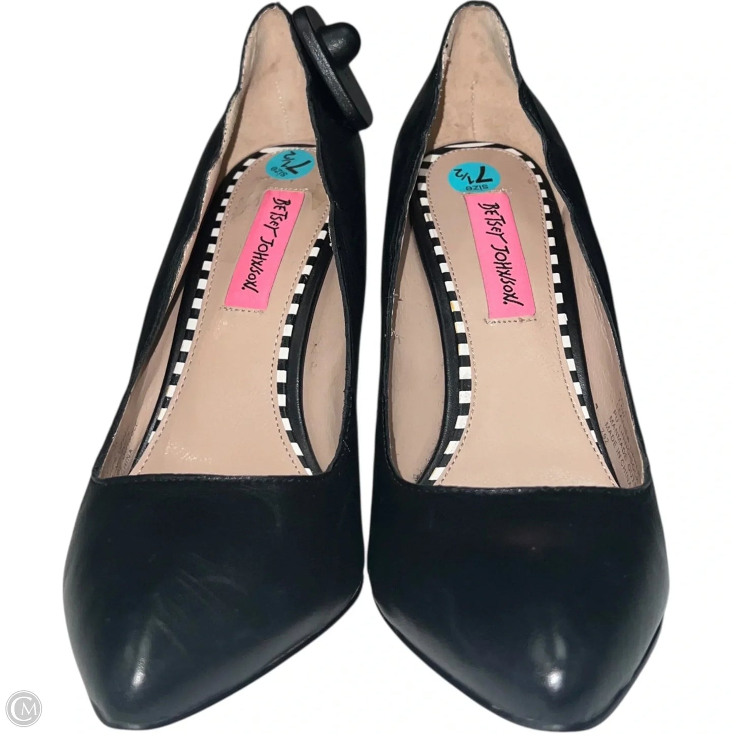 Shoes Heels Stiletto By Betsey Johnson In Black, Size: 7.5