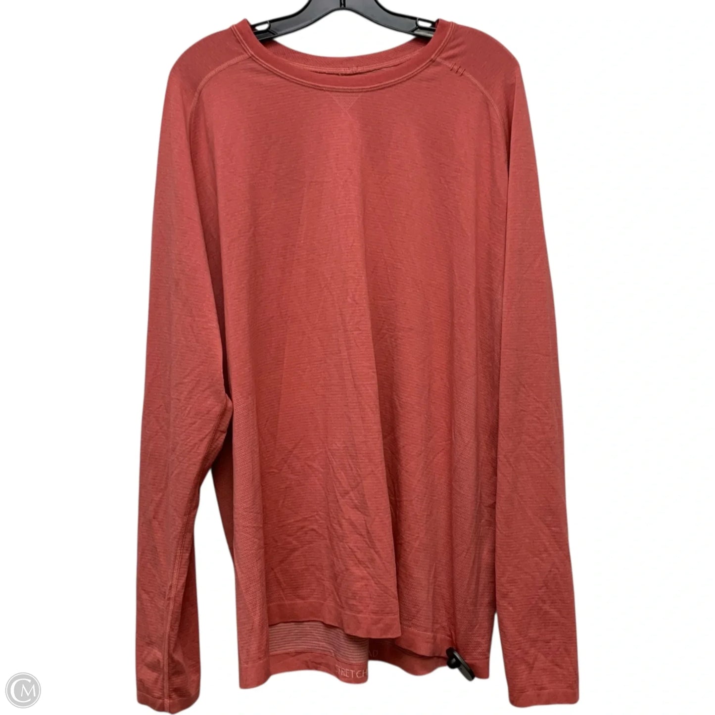 Athletic Top Long Sleeve Crewneck By Lululemon In Pink, Size: Xxl