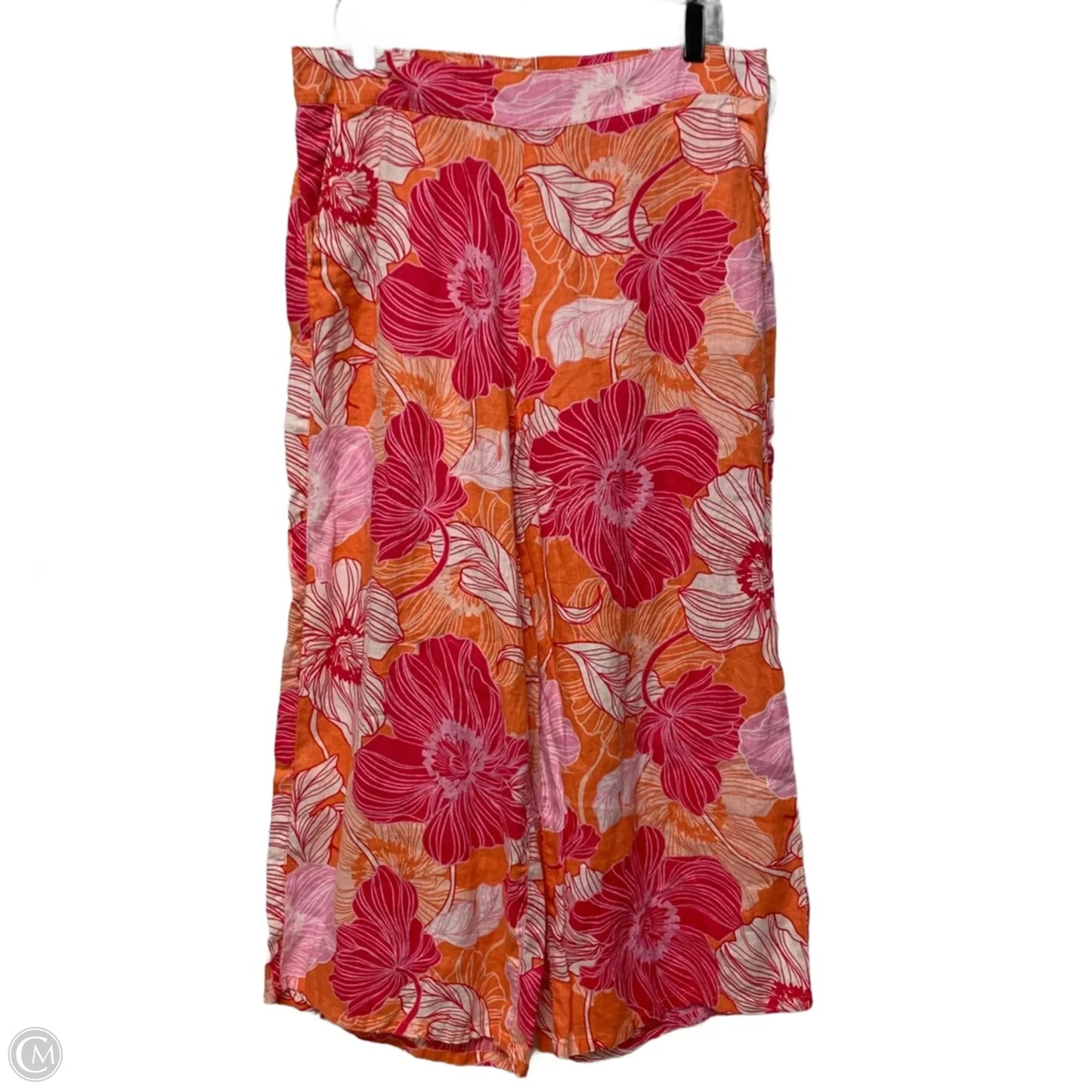 Pants Wide Leg By Rachel Zoe In Orange & Pink, Size: Xl