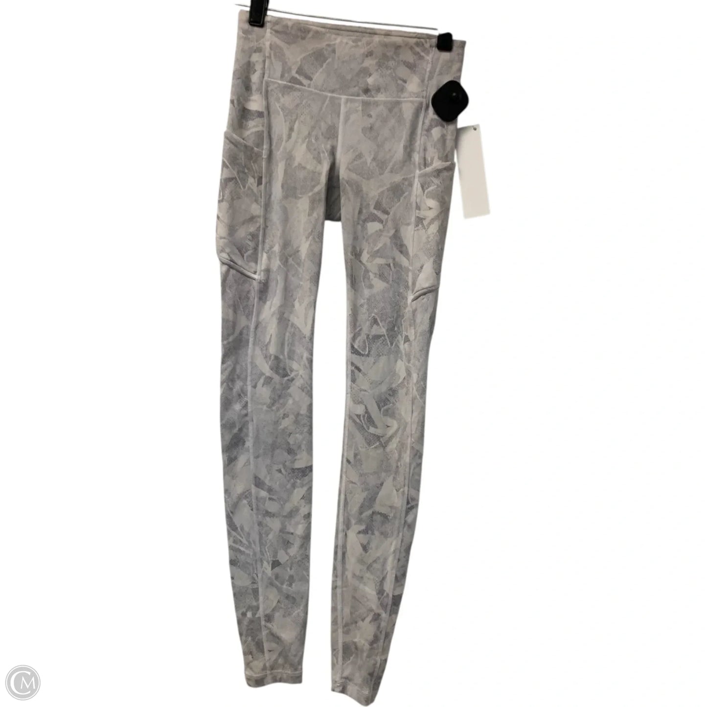 Athletic Leggings By Lululemon In Grey, Size: Xs