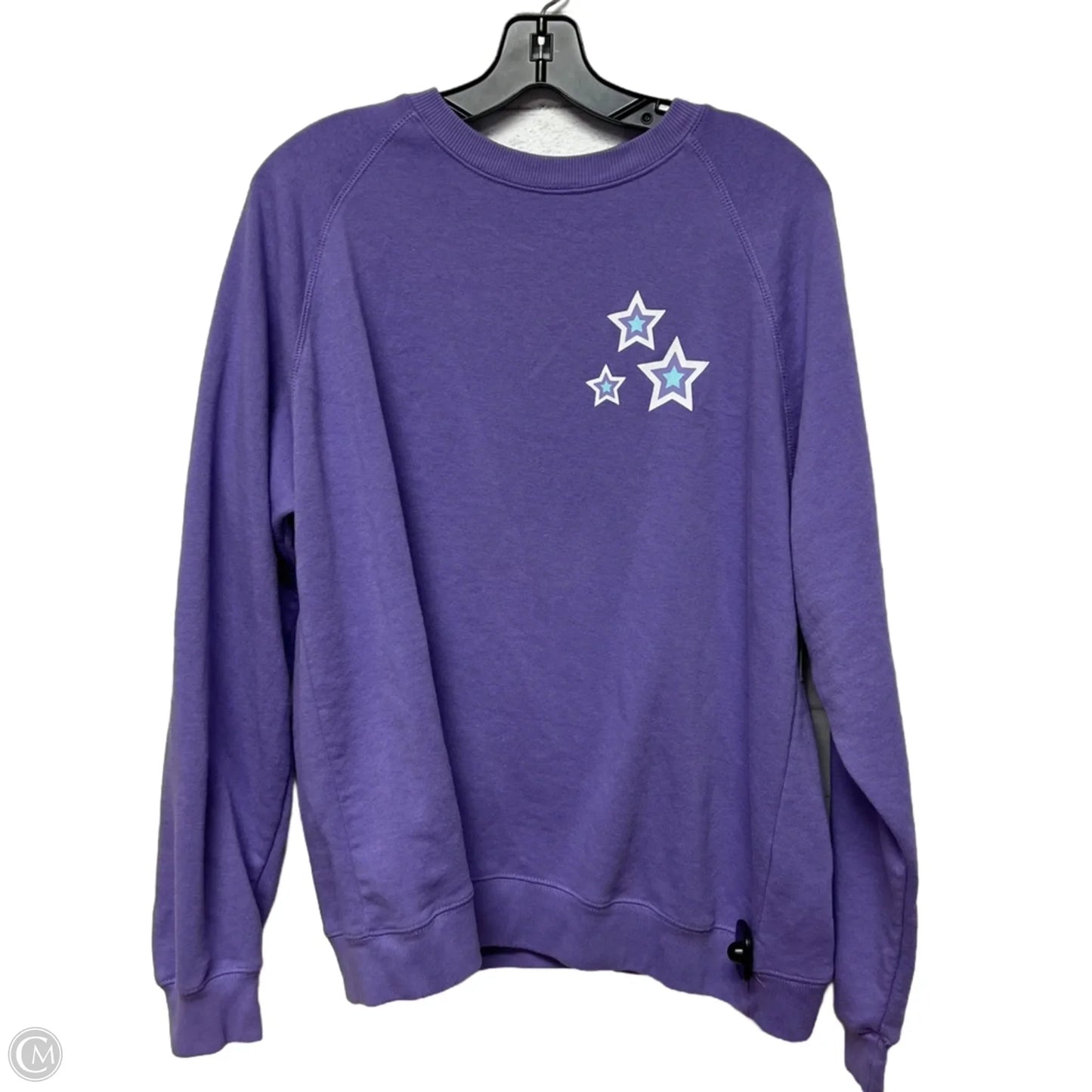 Sweatshirt Crewneck By Xoxo Magpies In Purple, Size: Xl