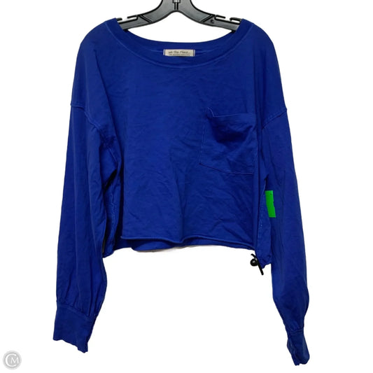 Top Long Sleeve By We The Free In Blue, Size: L